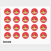 Stack Gifts hier Ronde Sticker (Vel)