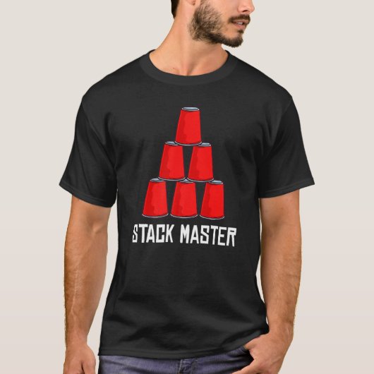 Stack Master Speed Stacks Stapelbeker T-shirt (Voorkant)
