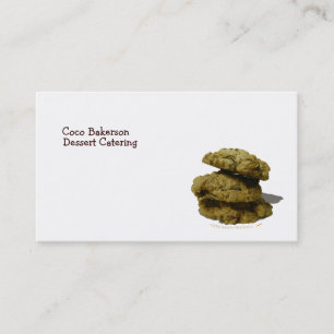 Stack of Cookies Business Card Template Visitekaartje