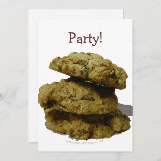 Stack of Cookies Cookie Lovers Kaart (Voorkant / Achterkant)