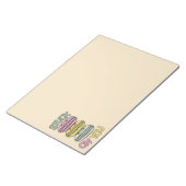 Stack of Cute Kawaii Macarons Notitieblok (Schuin)