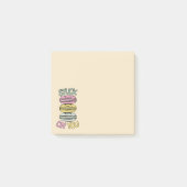 Stack of Cute Kawaii Macarons Post-it® Notes (Voorkant)