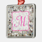 Stack of Glitter Monogram Initiaal Ornament (Links)
