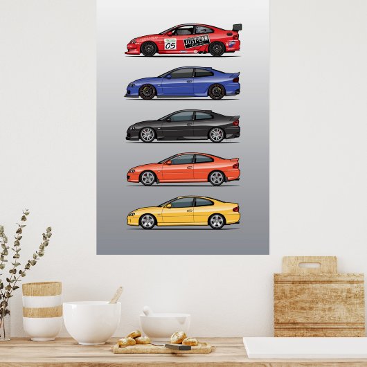 Stack of Holden Monaros Poster (Keuken)