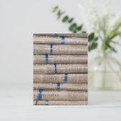 Stack of Newspapers Current Events Art Briefkaart (Staand voorkant)