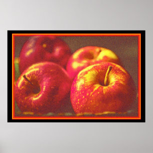 "Stack of Red Apples Fruit" Kute foto. Bestel nu Poster
