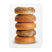 STACK VAN BAGELS LOX LOVE SESAME POPPY SEEF ELK MAGNEET (Verticaal)