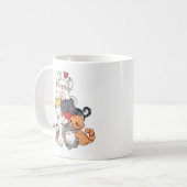 Stacked Cartoon Cats Mug (Devant gauche)