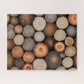Stacked logs puzzel legpuzzel (Horizontaal)