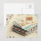 Stacks of Love Letters Postcard Briefkaart (Voorkant / Achterkant)