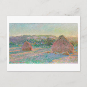 "STACKS OF WHEAT" 1890-91 CLAUDE MONET BRIEFKAART