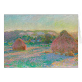 Stacks of Wheat Summer Claude Monet Artwork (Devant horizontal)
