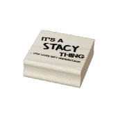 Stacy ding dat je niet zou begrijpen 	rubberstempel (Stempel)