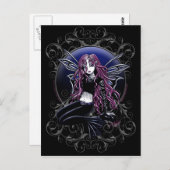 Stacy Magic Mirror Pink Fairy Fantasy Briefkaart (Voorkant / Achterkant)