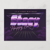 Stacy Nom Prénom Anniversaire de la carte postale (Devant)