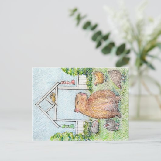 Stacy's Funny Boerderij Briefkaarten (Staand voorkant)