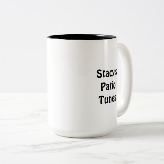 Stacy's Patio Tunes Coffee Mug (Devant droit)
