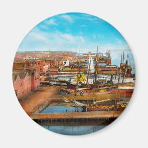 Stad - Alexandrië VA - uitzicht van Pioneer Mill Magneet