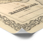 Stad Baltimore, Maryland Poster (Hoek)