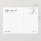 stad Bellagio, Italië Briefkaart (Achterkant)