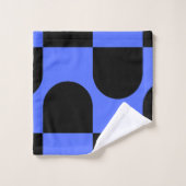 Stad Blauw en wit Bad Handdoek (Wasdoekje)