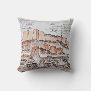 Stad Bonifacio Corsica, Frankrijk Kussen