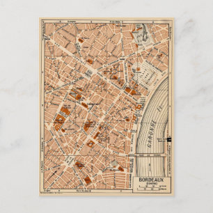 Stad Bordeaux Frankrijk  Briefkaart