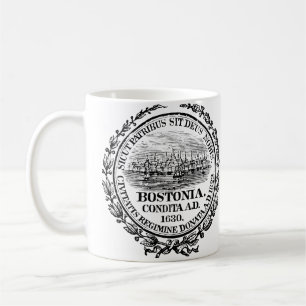  stad Boston Seal, zwart Koffiemok