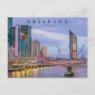 Stad Brisbane Australië Briefkaart