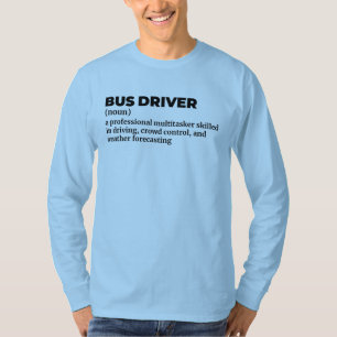 Stad Bus Kapitein Grappige Definitie Shirt