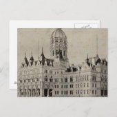 Stad Capitol, Hartford Briefkaart (Voorkant / Achterkant)