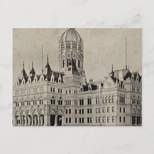 Stad Capitol, Hartford Briefkaart (Voorkant)