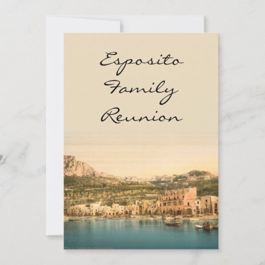 Stad Capri, eiland Capri, Campanië, Italië Kaart (Voorkant)