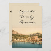 Stad Capri, eiland Capri, Campanië, Italië Kaart (Voorkant / Achterkant)