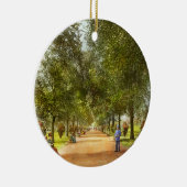 Stad - Chicago IL - een looppas in Lincoln Park 19 Keramisch Ornament (Rechts)