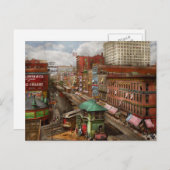 Stad Chicago - Piano Row 1907 Briefkaart (Voorkant / Achterkant)