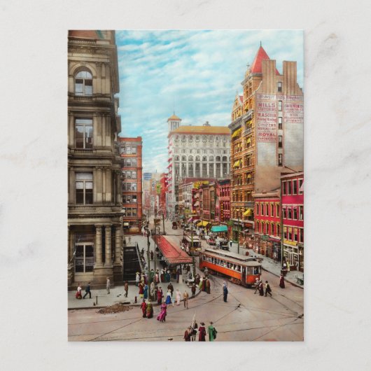 Stad - Cincinnati, OH - Queen City 1915 Briefkaart (Voorkant)