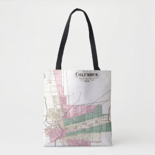 Stad Columbus, provincie Franklin, Ohio Tote Bag