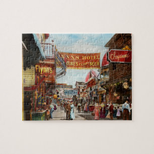 Stad - Coney Island NY - Bowery Bier 1903 Legpuzzel
