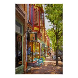 Stad - Corning NY - Market Street Coffee & Tea Perfect Poster