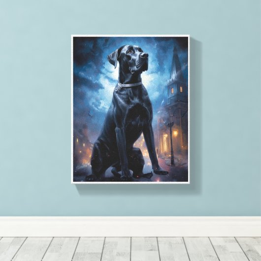 Stad Dane Canvas Afdruk (Insitu (Houten vloer))