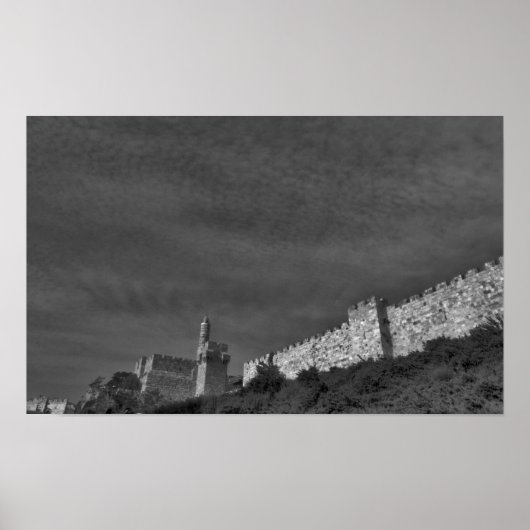 Stad David Jerusalem Poster (Voorkant)