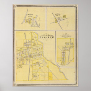 Stad Decatur Poster