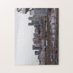 Stad Denver, Colorado Skyline Puzzle Legpuzzel
