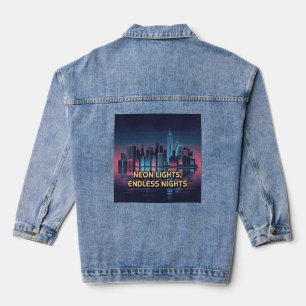 Stad Die Nooit Slaapt New York Denim Jacket