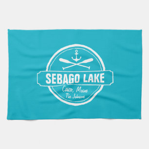 STAD EN DE NAAM VAN HET MEER SEBAGO MAINE DE THEEDOEK