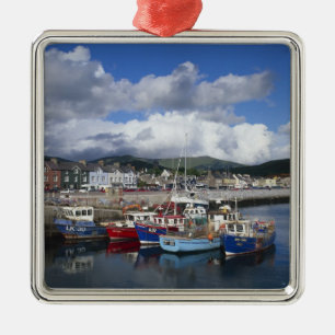 Stad en haven, Dingle, County Kerry, Metalen Ornament