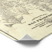 Stad en provincie San Francisco Poster (Hoek)