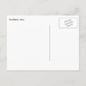 Stad Florence, Italië Briefkaart (Achterkant)