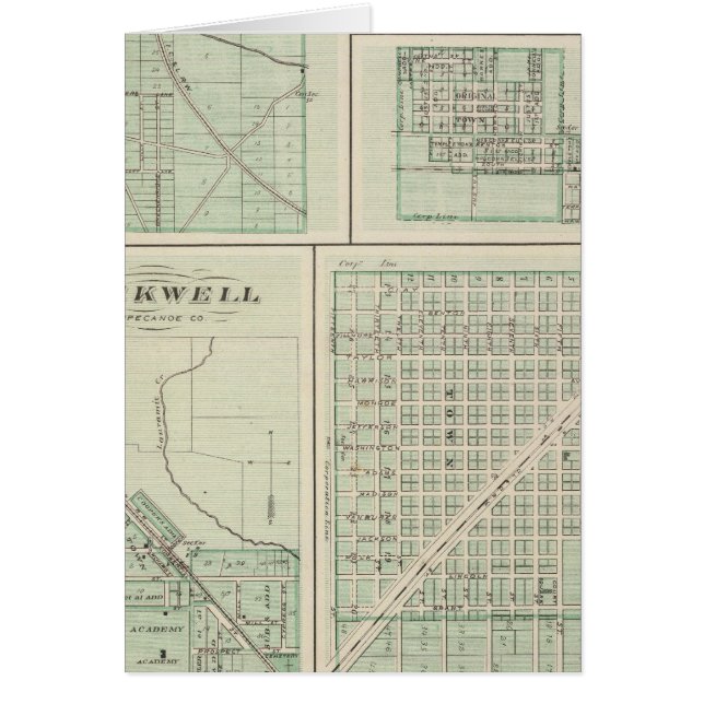 Stad Fowler, Benton Co. (Voorkant)